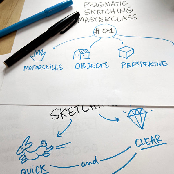 Pragmatic Sketching Masterclass (English) – starting 11 September 2023 - Eva-Lotta's Shop