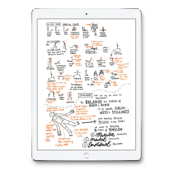 Notes from Yoga Teacher Training – PDF version (English) - Eva-Lotta's Shop