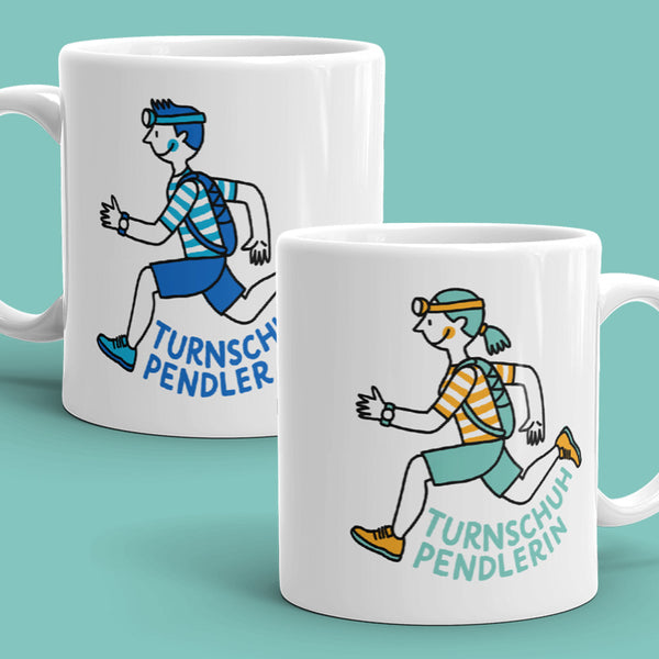 Mug / Tasse – Runner (Man or Woman) / Turnschuhpendler - Eva-Lotta's Shop